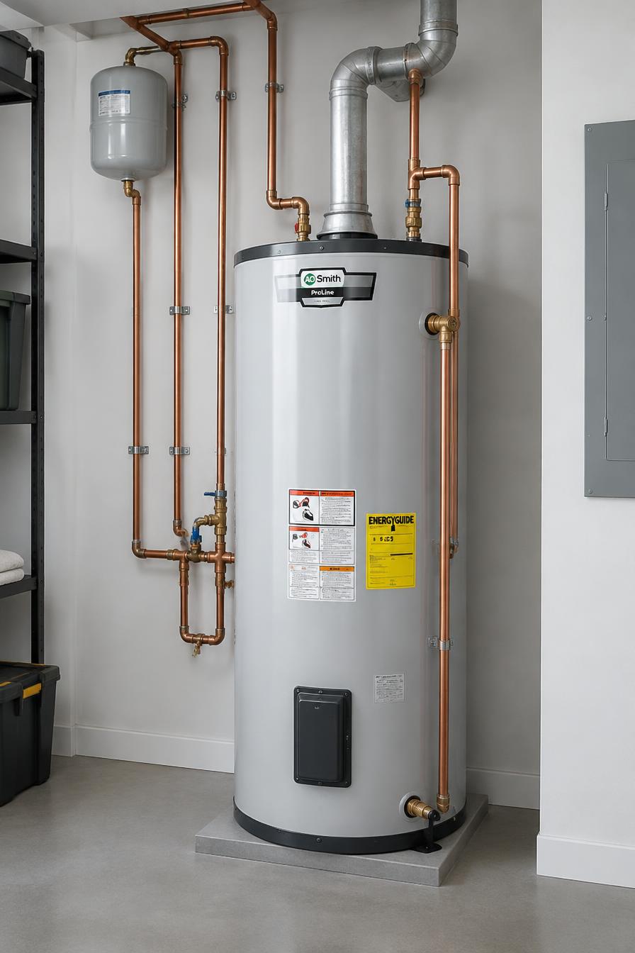 Residential Water Heater Replacement — illustrative concept image